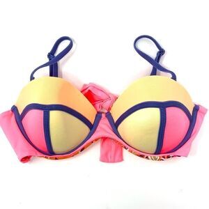 Maaji Multi Color Block Swim Top